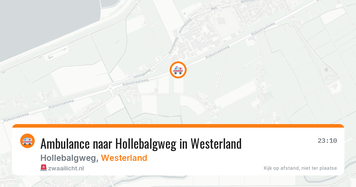 Ambulance naar Hollebalgweg in Westerland — 5 jun 2026