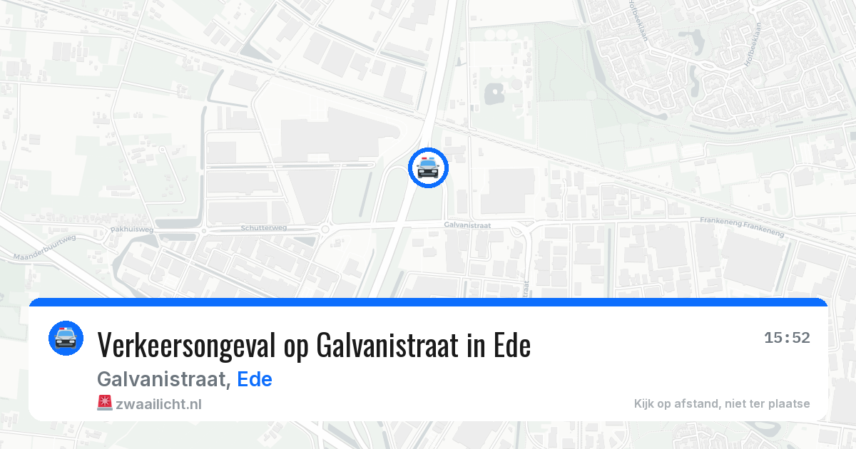 Verkeersongeval op Galvanistraat in Ede — 20 apr 2026