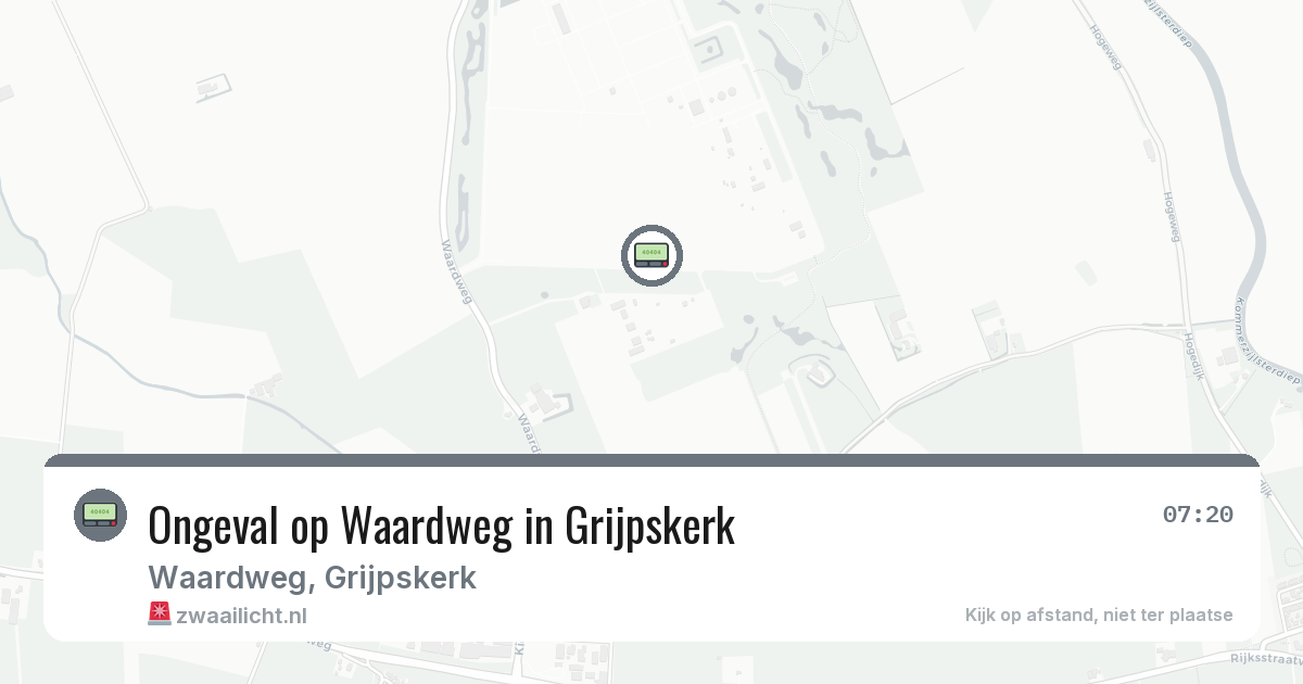 Ongeval op Waardweg in Grijpskerk — 12 feb 2026
