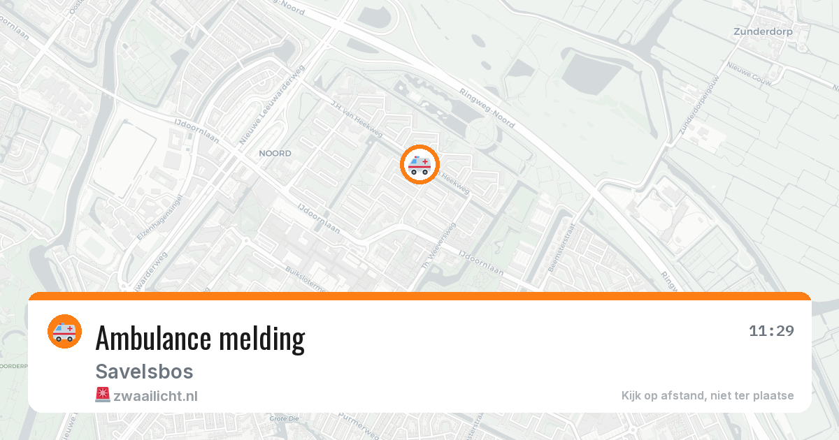 Ambulance melding — 30 jan 2026