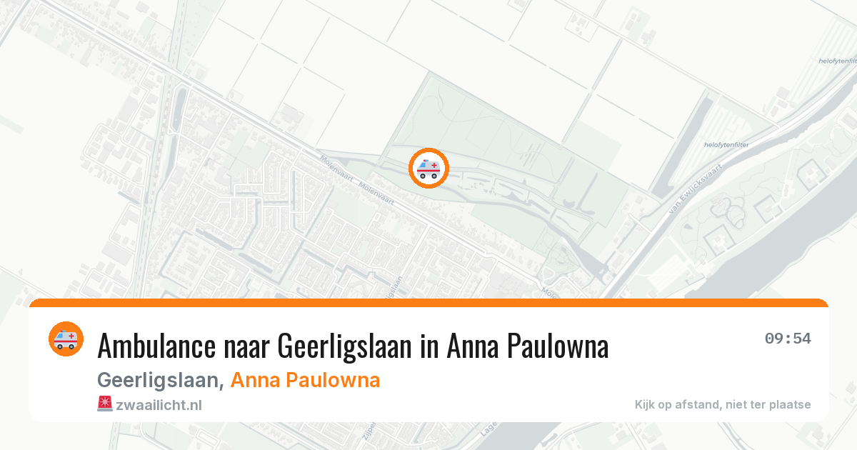 Ambulance naar Geerligslaan in Anna Paulowna — 30 jan 2026