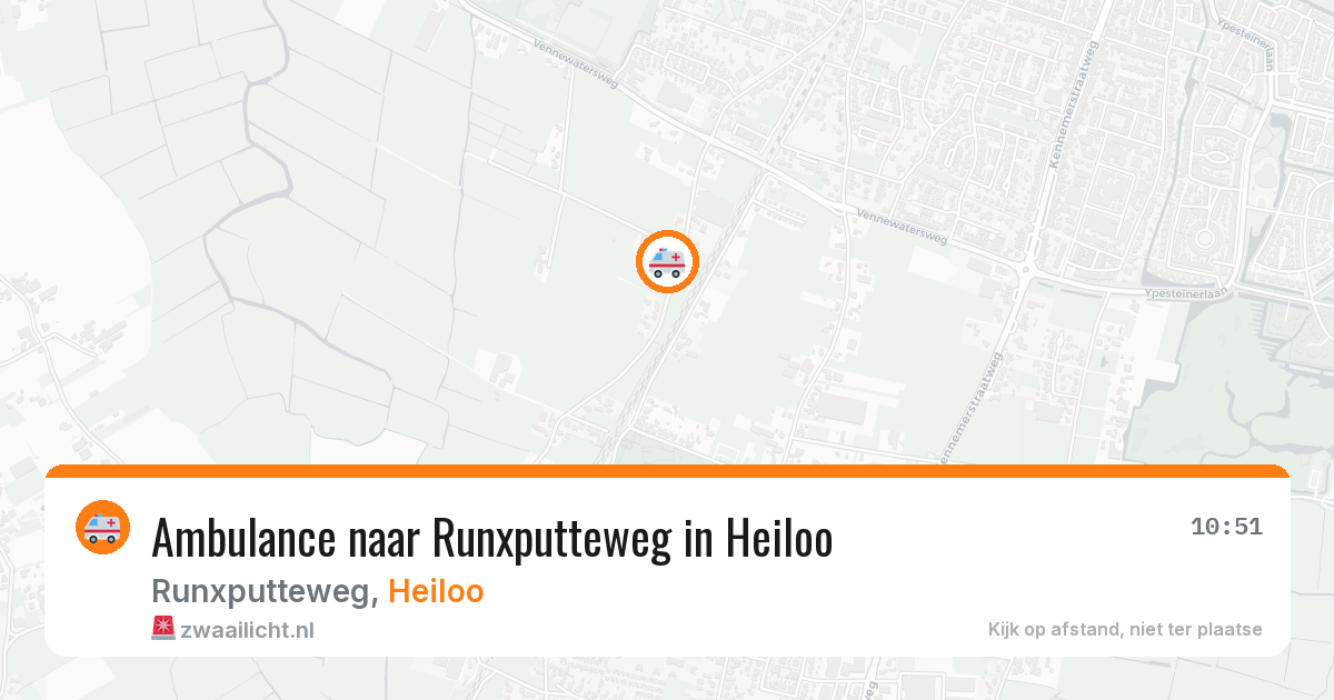 Ambulance naar Runxputteweg in Heiloo — 25 jul 2026