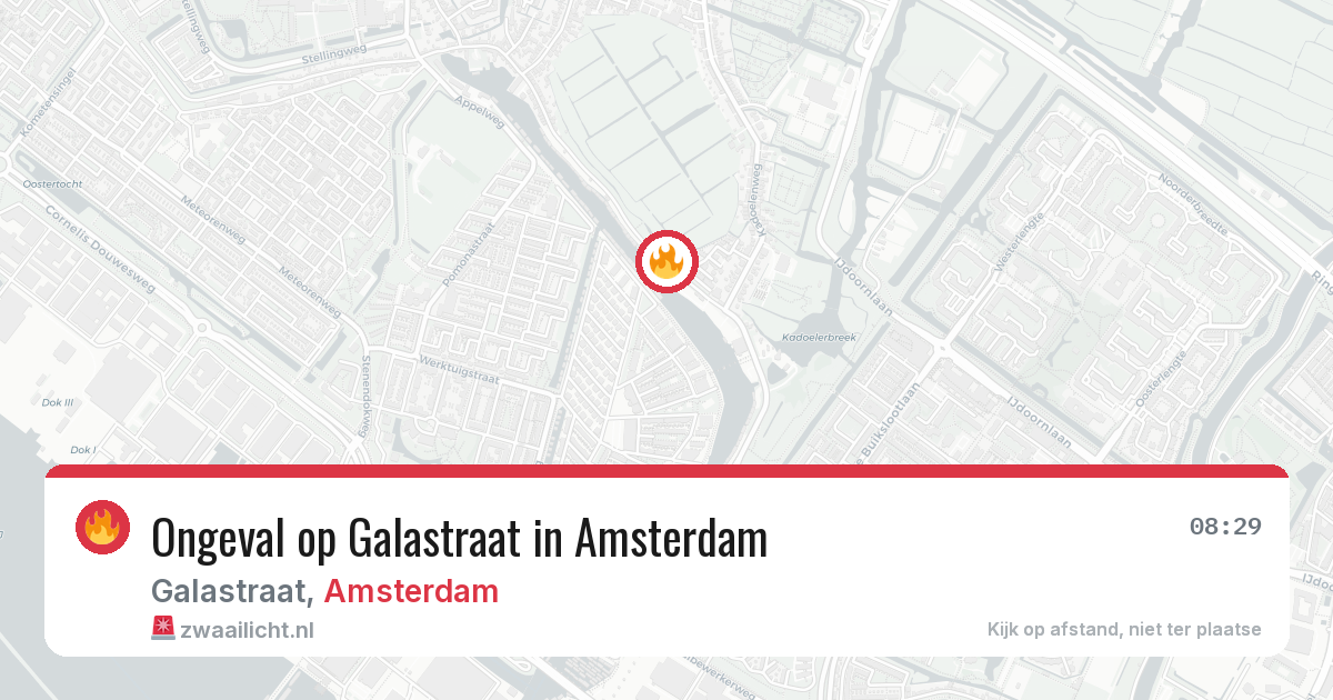 Ongeval op Galastraat in Amsterdam — 19 jun 2026