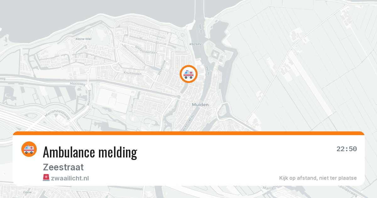 Ambulance melding — 19 mei 2026