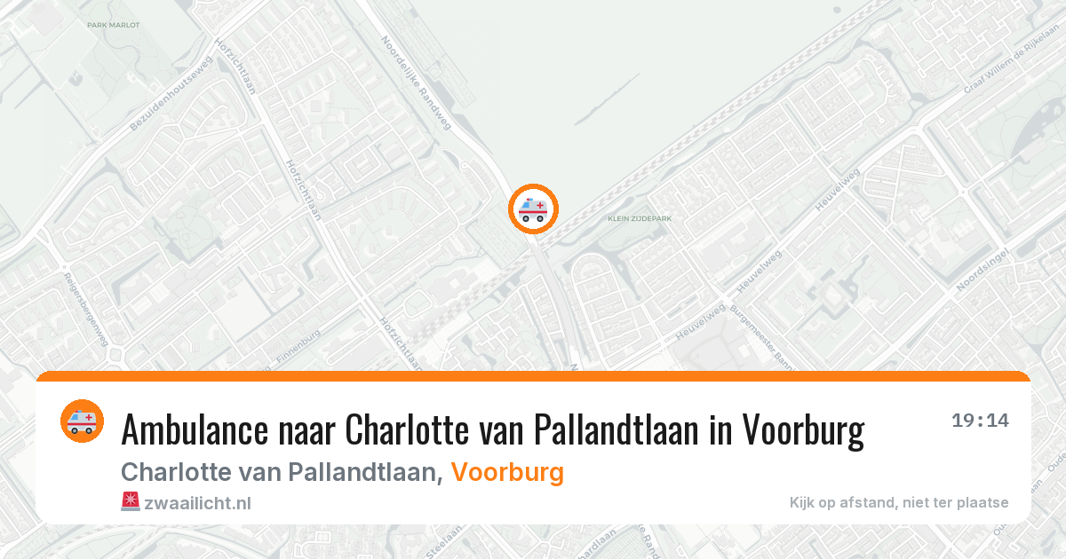 Ambulance naar Charlotte van Pallandtlaan in Voorburg — 3 mei 2026