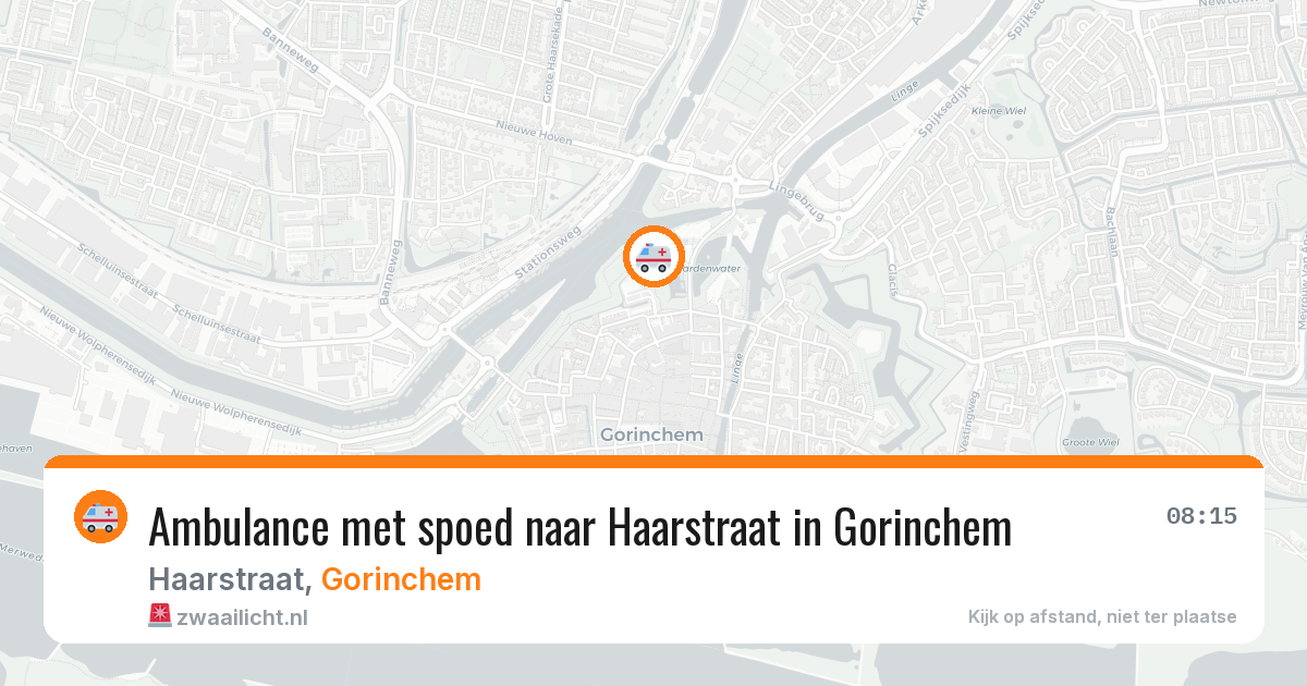 Ambulance met spoed naar Haarstraat in Gorinchem — 9 jun 2026
