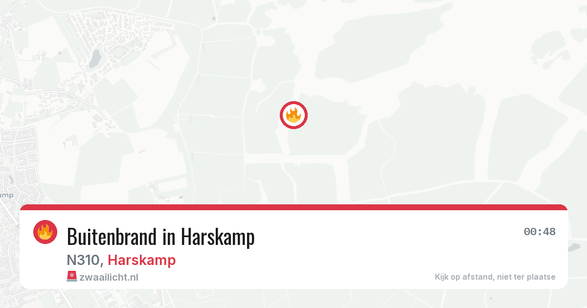 Buitenbrand in Harskamp — 10 aug 2026