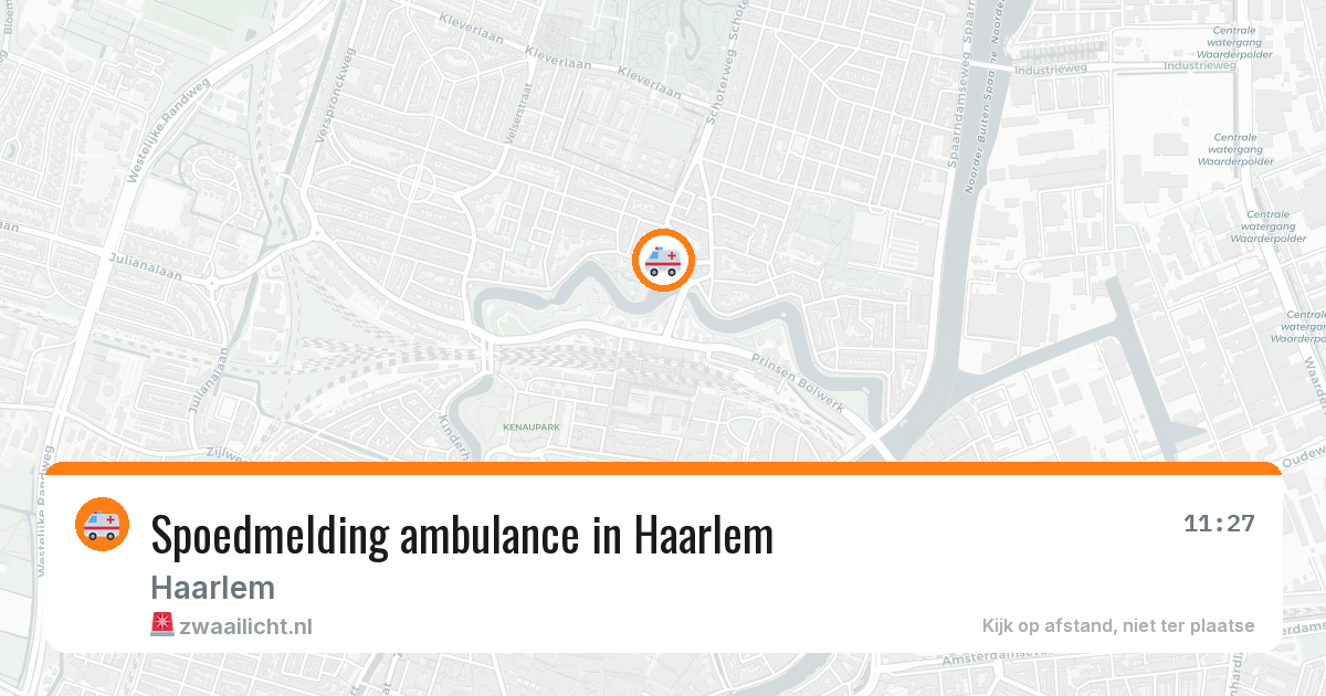 Spoedmelding ambulance in Haarlem — 28 jan 2026