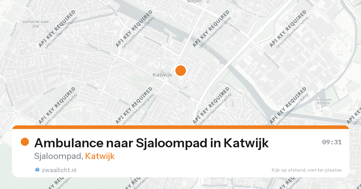 Ambulance naar Sjaloompad in Katwijk — 20 mrt 2026