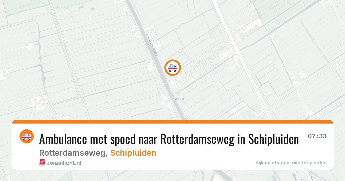 Ambulance met spoed naar Rotterdamseweg in Schipluiden — 28 jun 2026