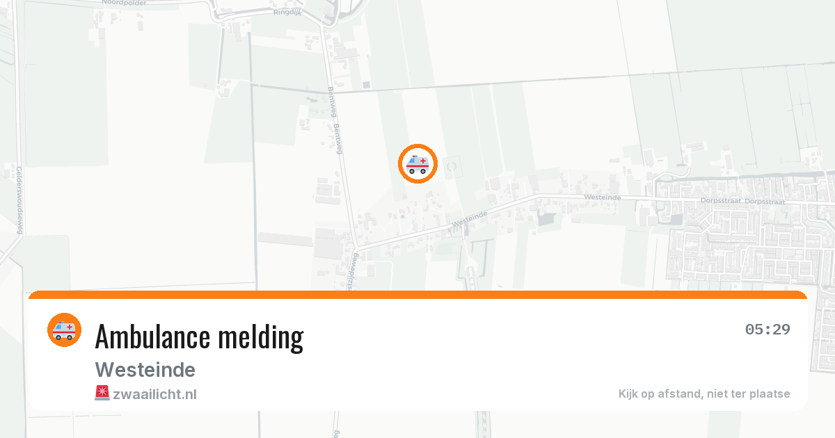 Ambulance melding — 7 apr 2026