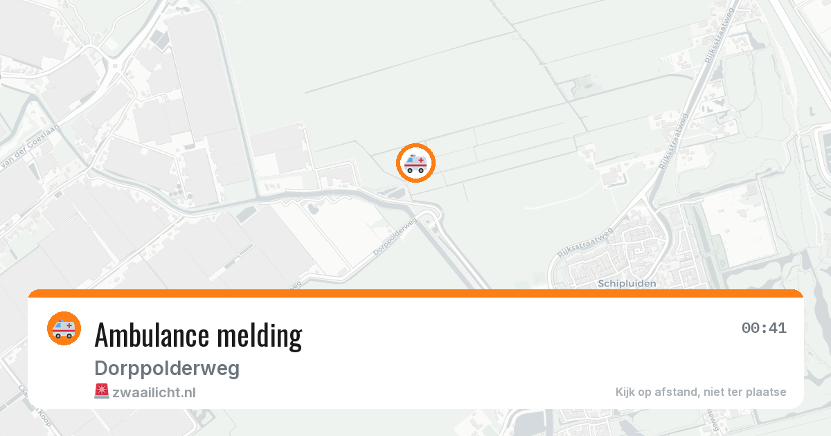 Ambulance melding — 8 aug 2026