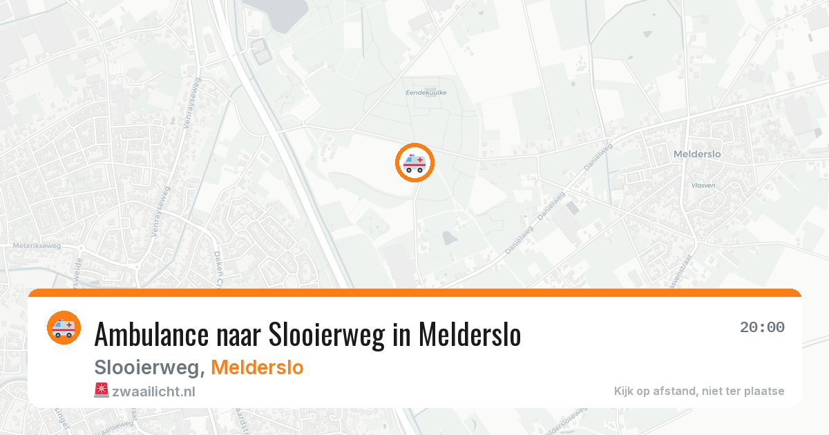 Ambulance naar Slooierweg in Melderslo — 18 jul 2026