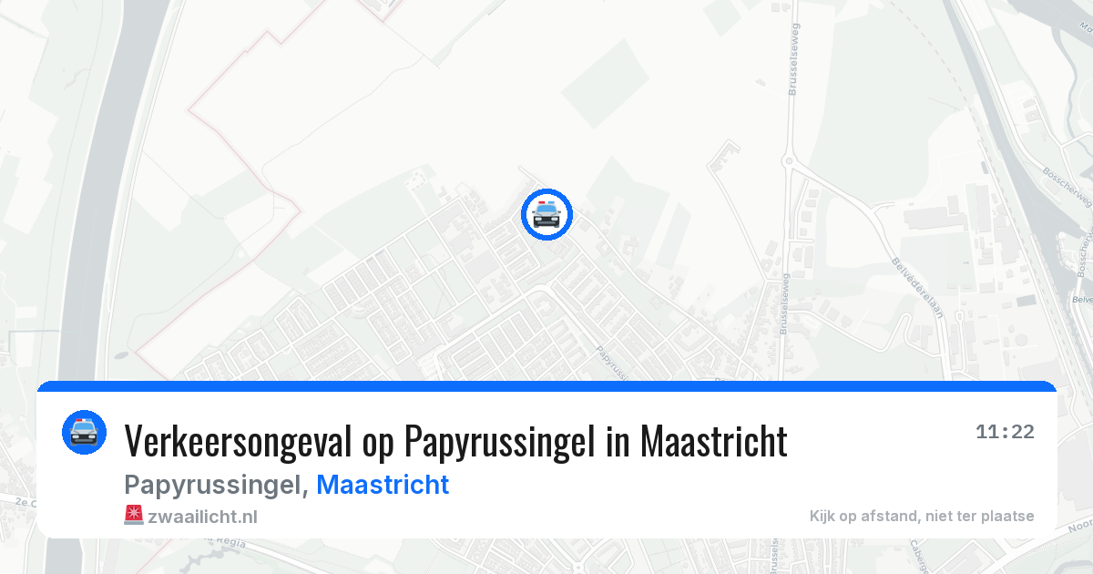 Verkeersongeval op Papyrussingel in Maastricht — 10 mei 2026