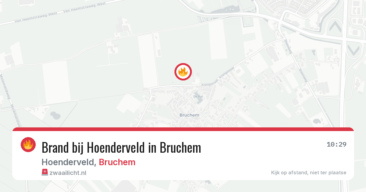 Brand bij Hoenderveld in Bruchem — 17 jun 2026
