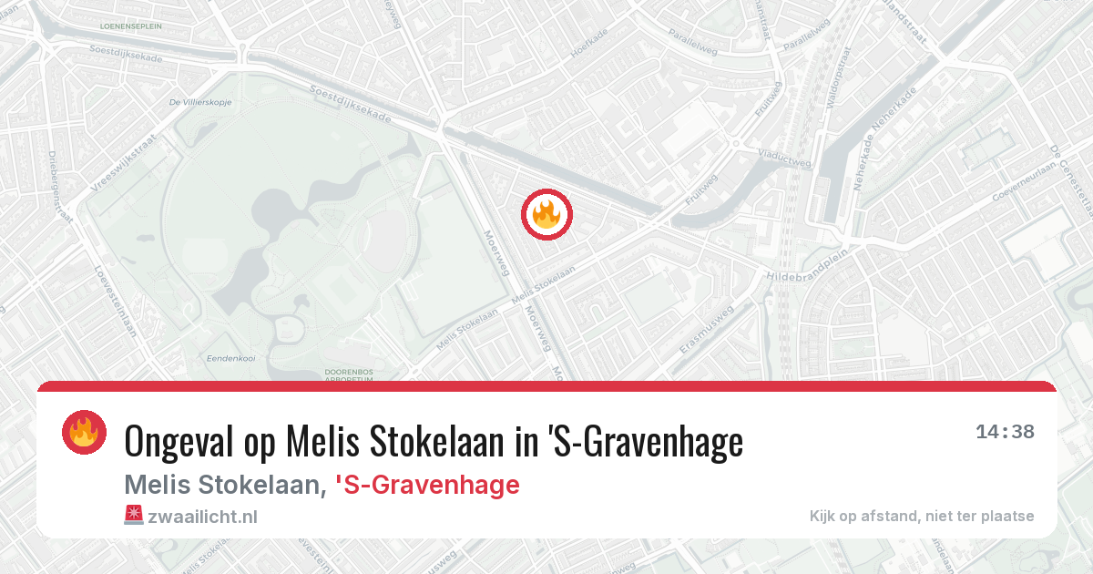 Ongeval op Melis Stokelaan in 'S-Gravenhage — 26 jun 2026