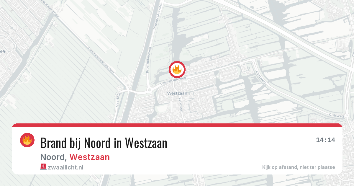 Brand bij Noord in Westzaan — 8 jun 2026