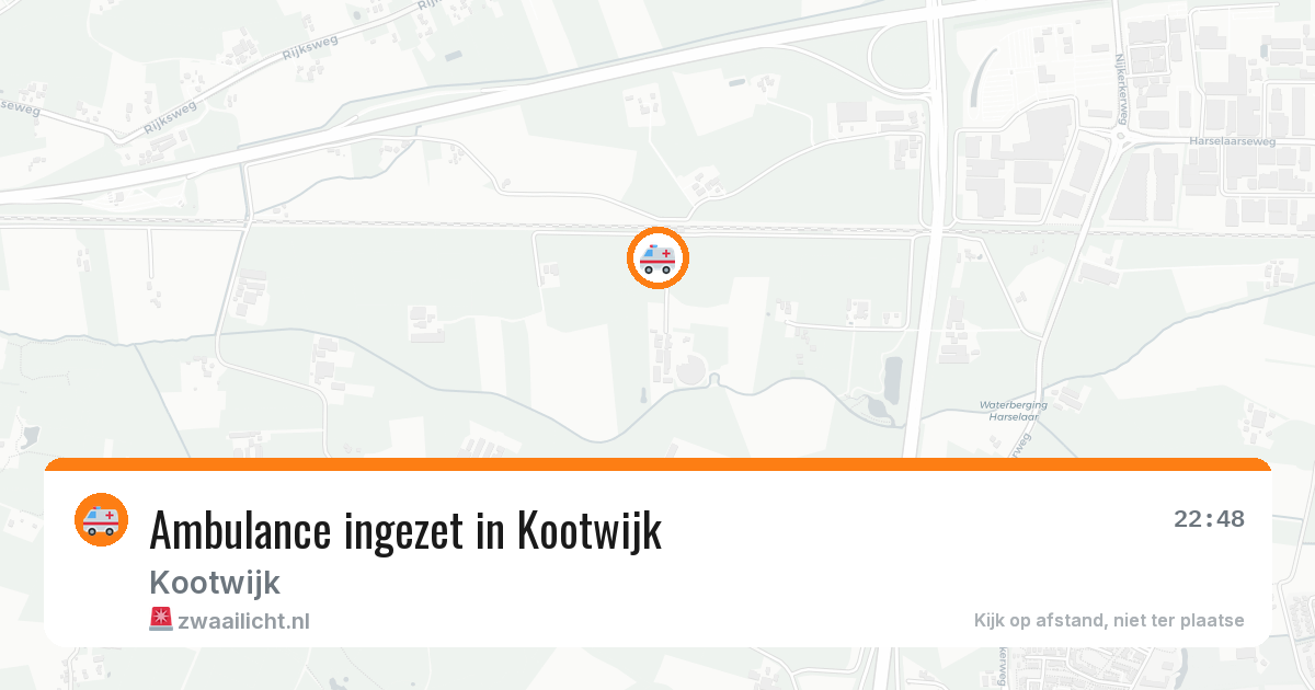 Ambulance ingezet in Kootwijk — 8 apr 2026