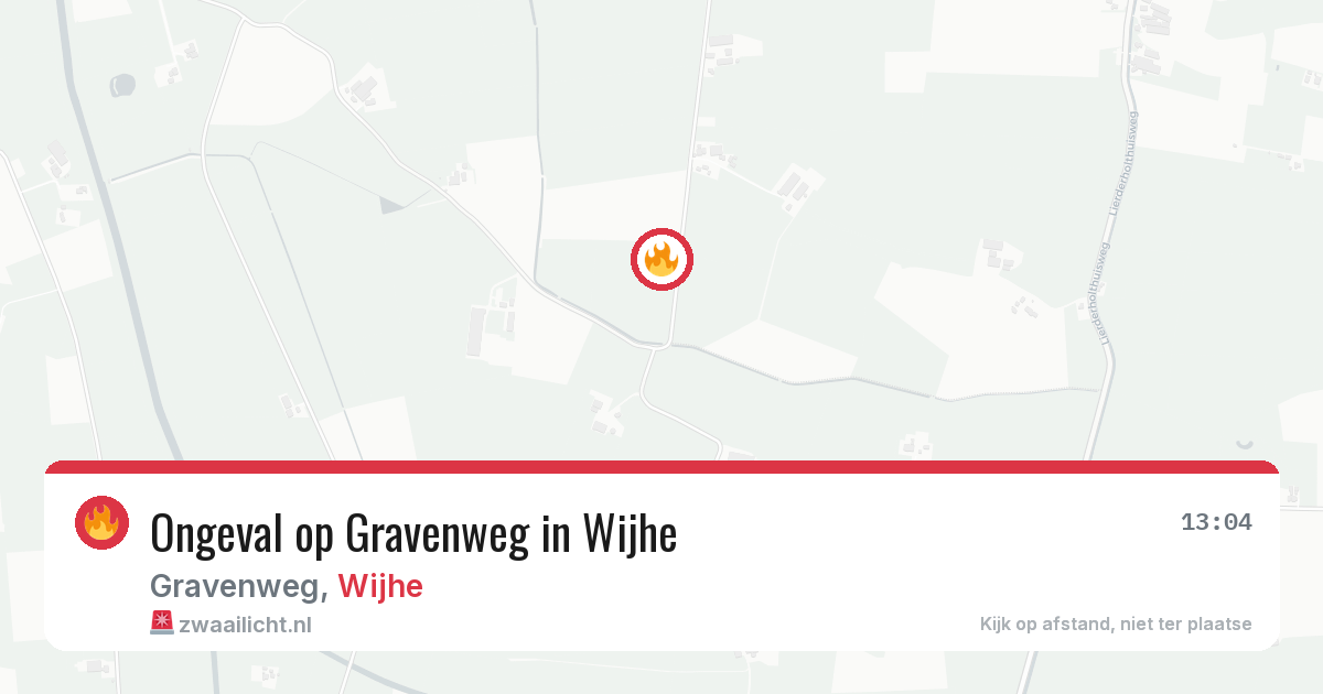 Ongeval op Gravenweg in Wijhe — 22 mrt 2026