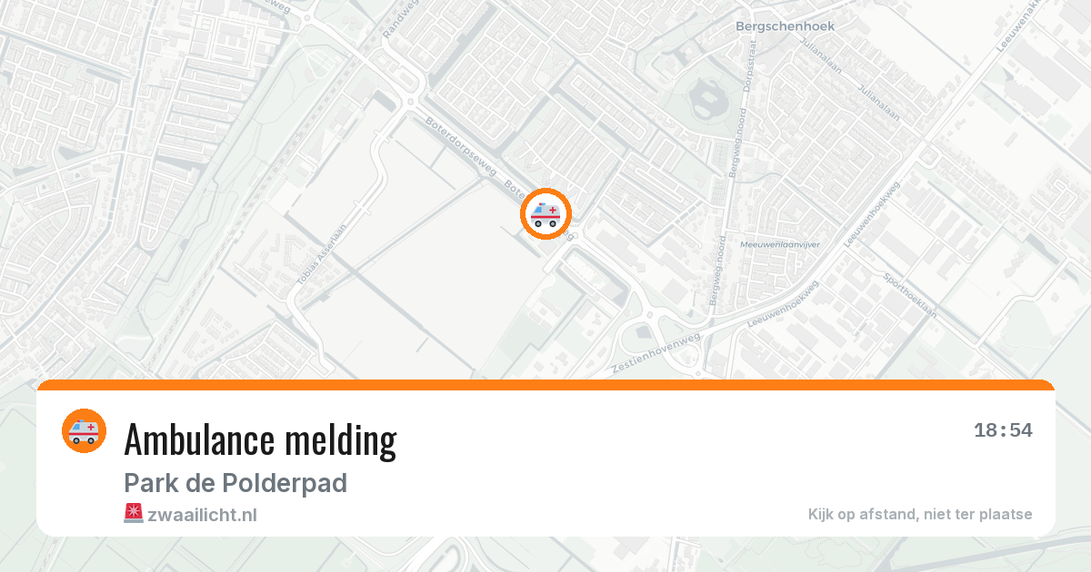 Ambulance melding — 8 jun 2026