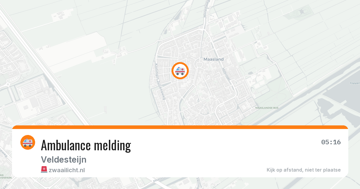 Ambulance melding — 22 apr 2026