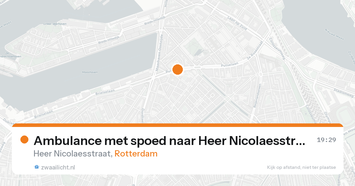 Ambulance met spoed naar Heer Nicolaesstraat in Rotterdam — 21 aug 2026