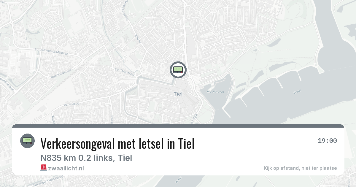 Verkeersongeval met letsel in Tiel — 10 jul 2026