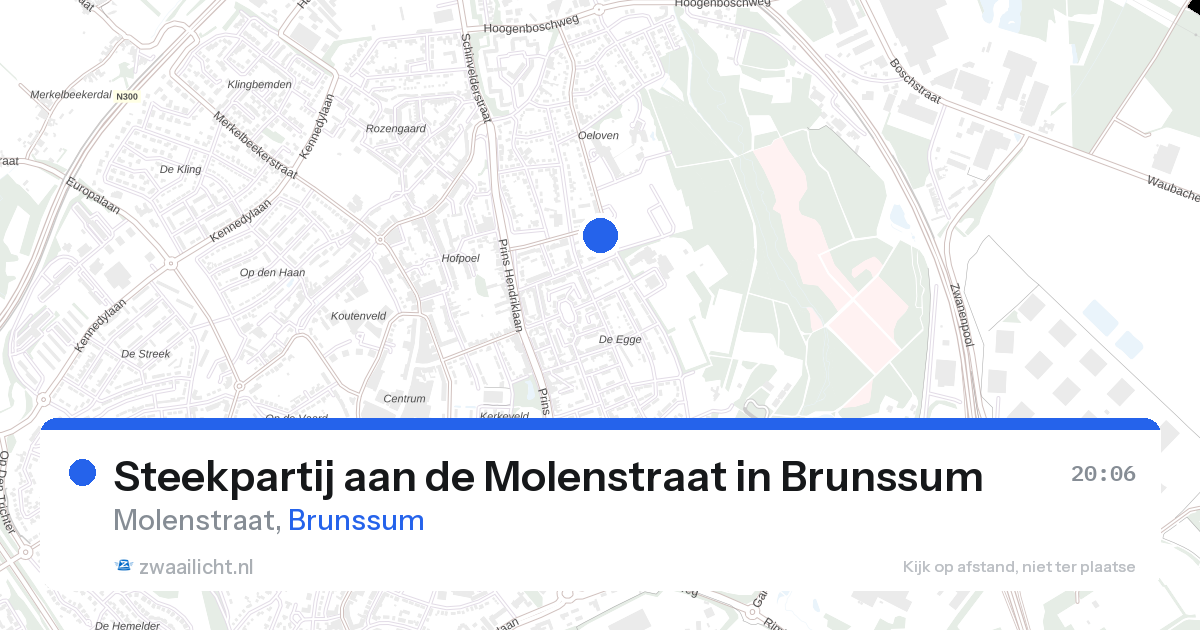 Steekpartij aan de Molenstraat in Brunssum — 21 aug 2026