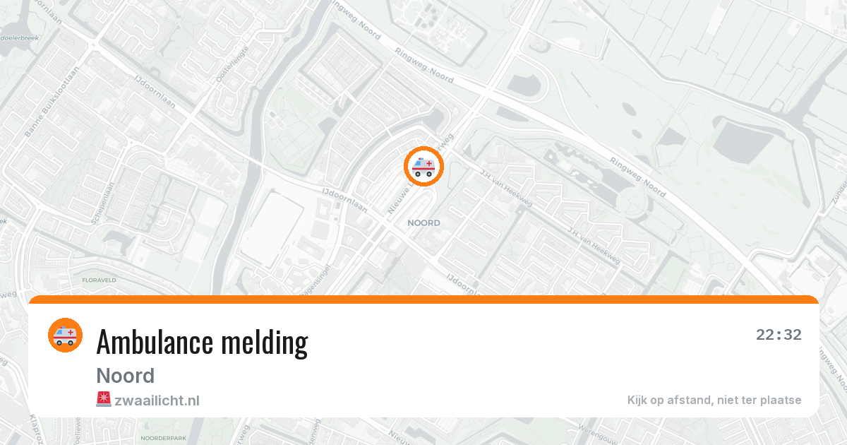 Ambulance melding — 13 mei 2026