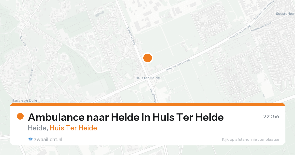 Ambulance naar Heide in Huis Ter Heide — 7 feb 2026