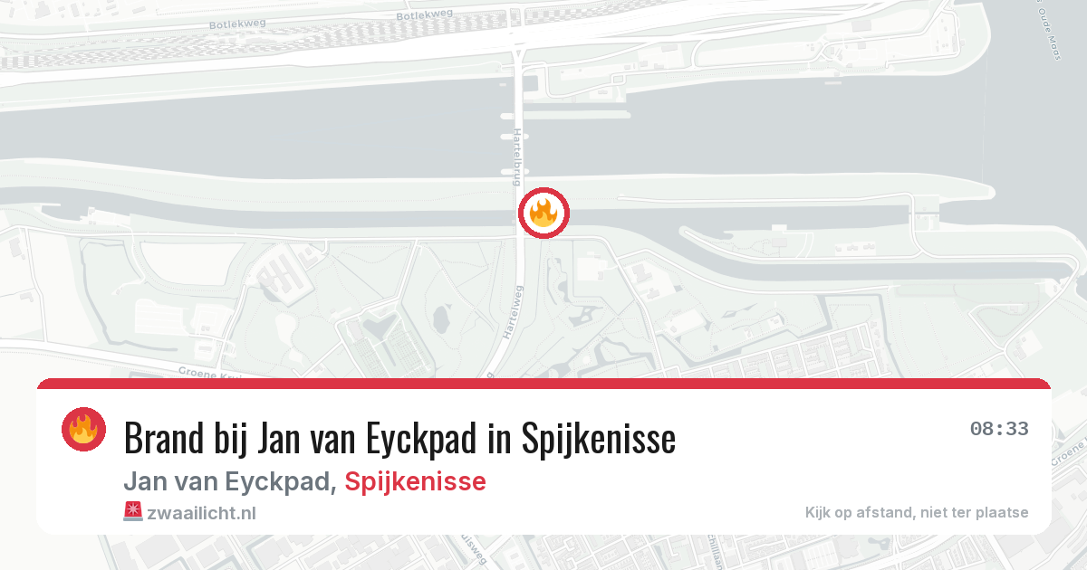 Brand bij Jan van Eyckpad in Spijkenisse — 6 aug 2026