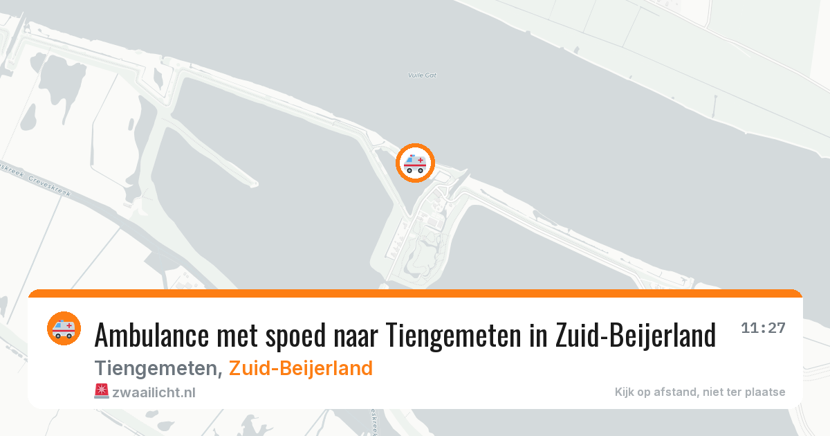 Ambulance met spoed naar Tiengemeten in Zuid-Beijerland — 28 jan 2026