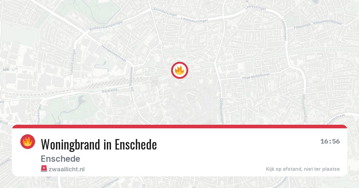 Woningbrand in Enschede — 28 jun 2026