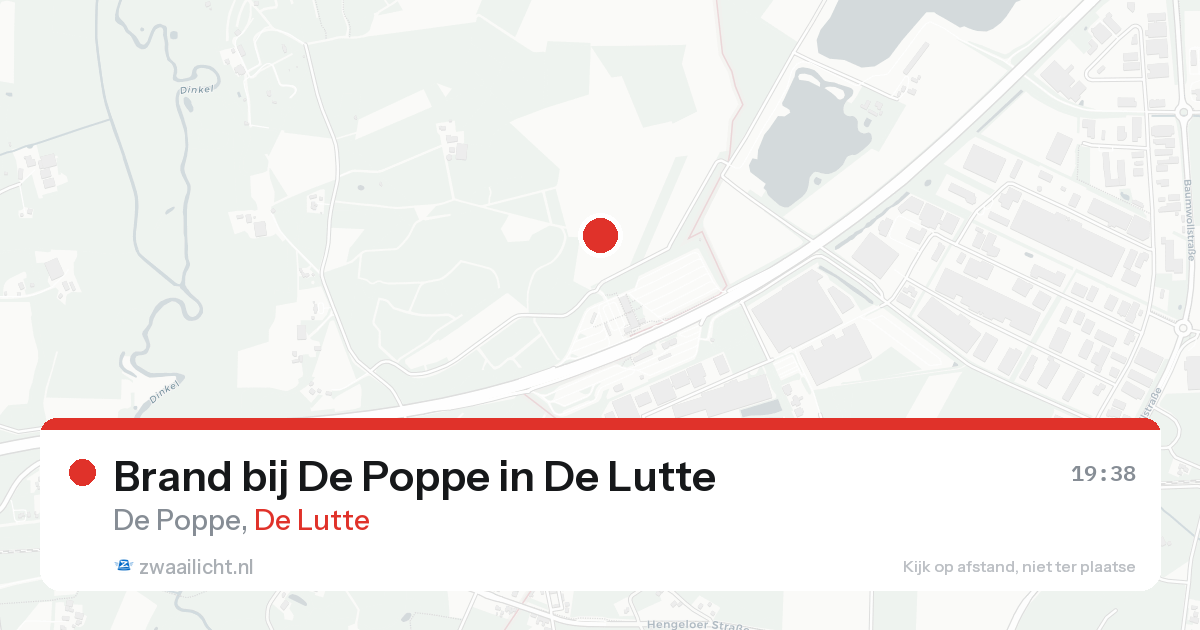 Brand bij De Poppe in De Lutte — 14 aug 2026