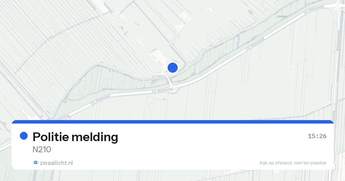 Politie melding — 16 jun 2026
