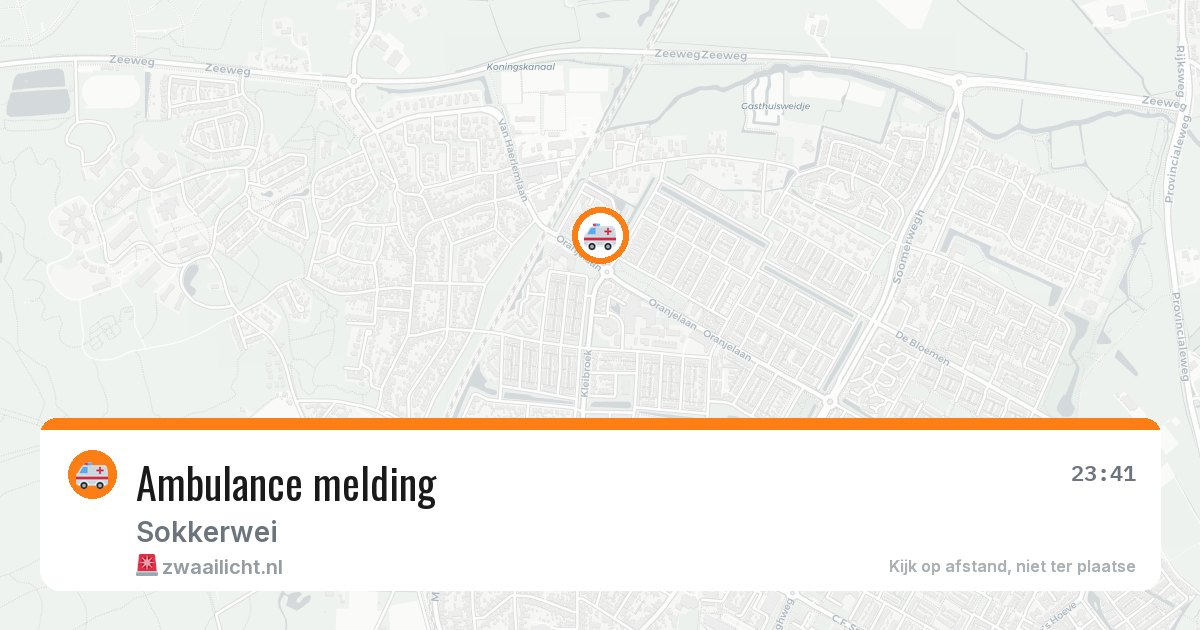 Ambulance melding — 14 apr 2026