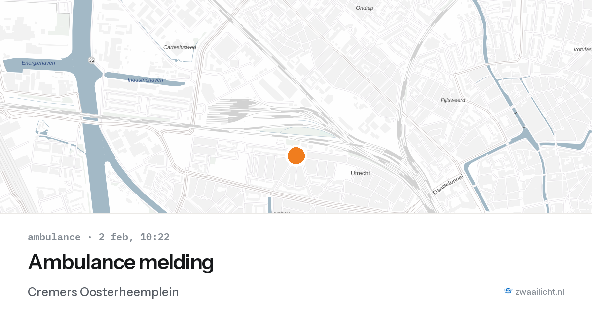 Ambulance melding — 2 feb 2026