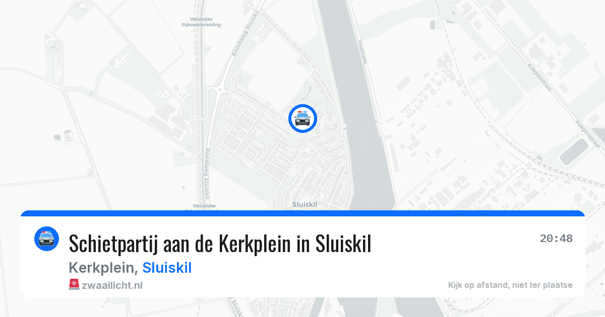 Schietpartij aan de Kerkplein in Sluiskil — 24 apr 2026