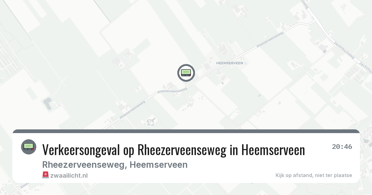 Verkeersongeval op Rheezerveenseweg in Heemserveen — 4 feb 2026