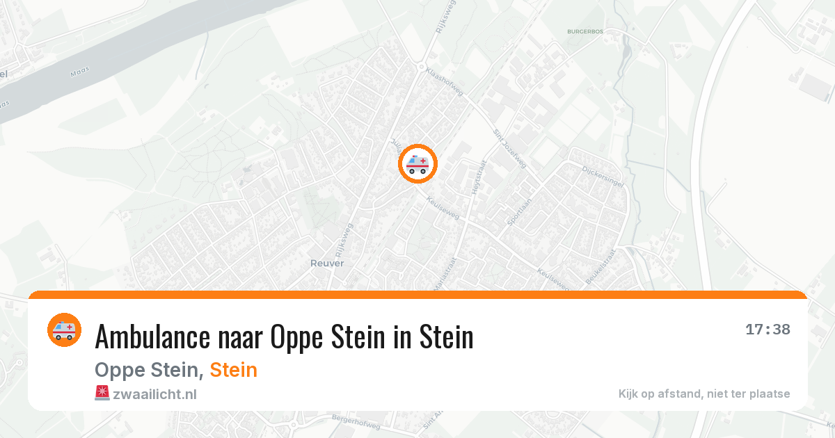 Ambulance naar Oppe Stein in Stein — 14 jun 2026