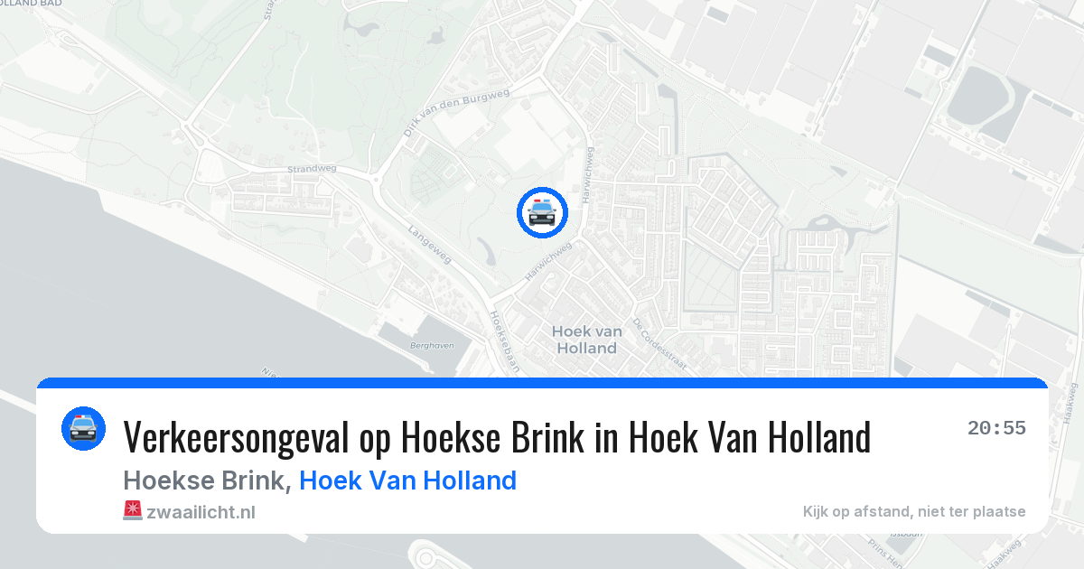 Verkeersongeval op Hoekse Brink in Hoek Van Holland — 6 jul 2026