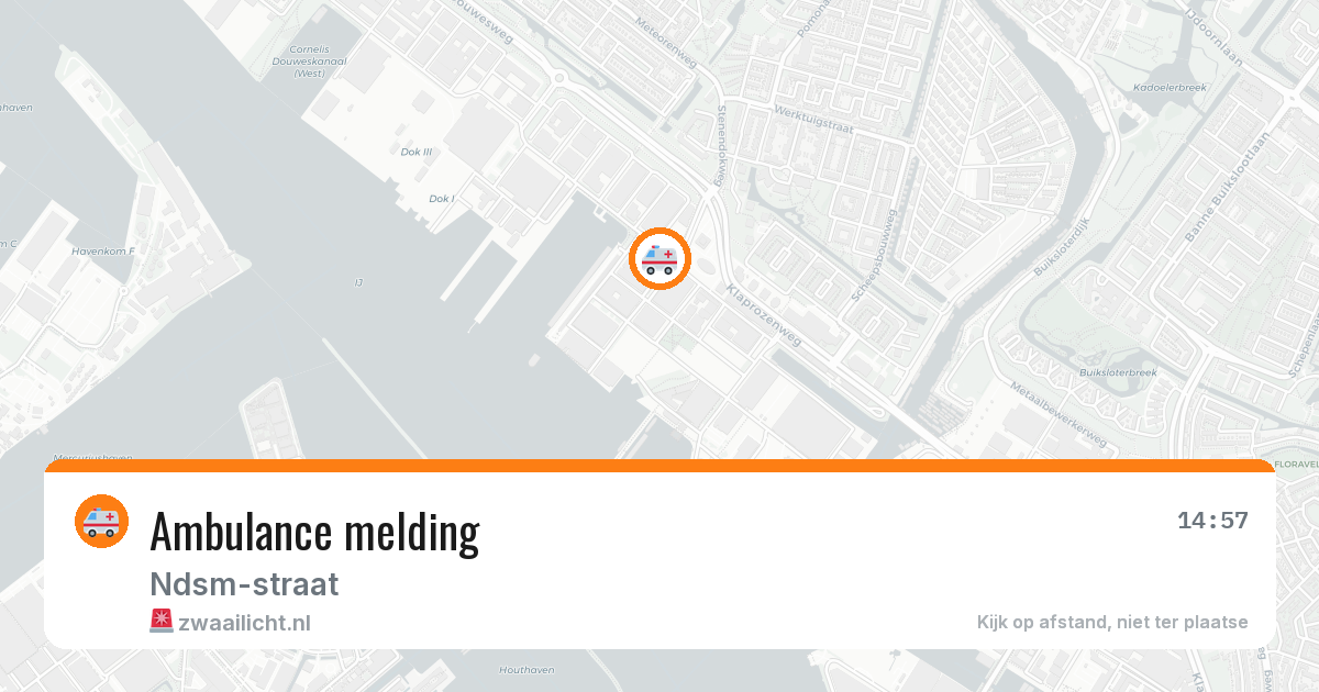 Ambulance melding — 15 apr 2026