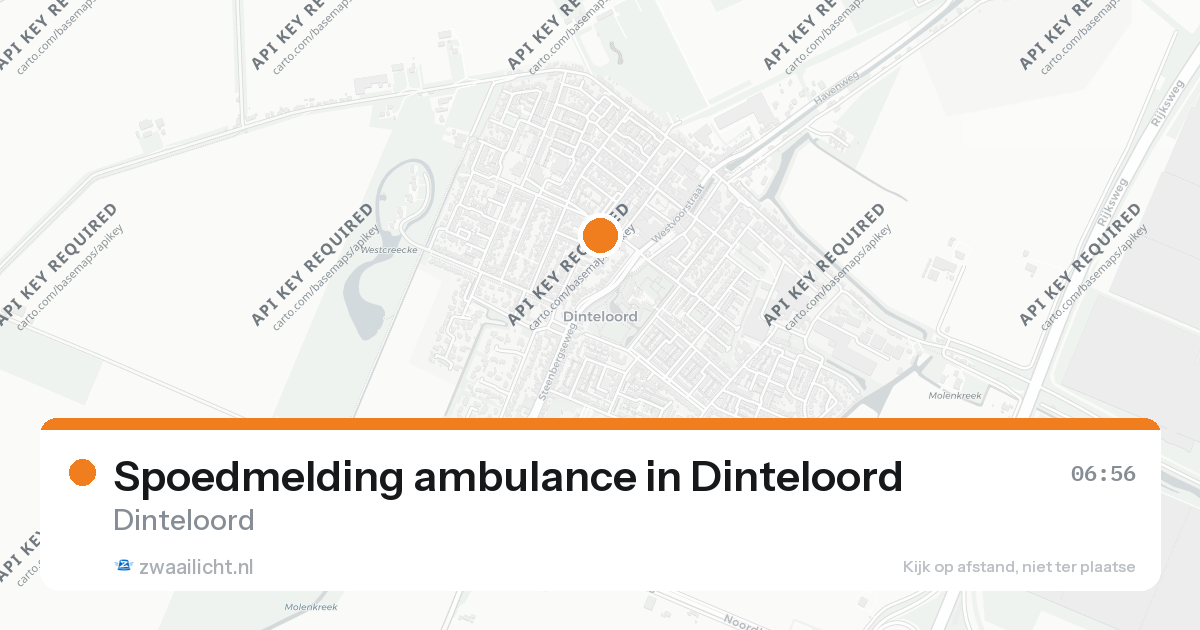 Spoedmelding ambulance in Dinteloord — 7 feb 2026
