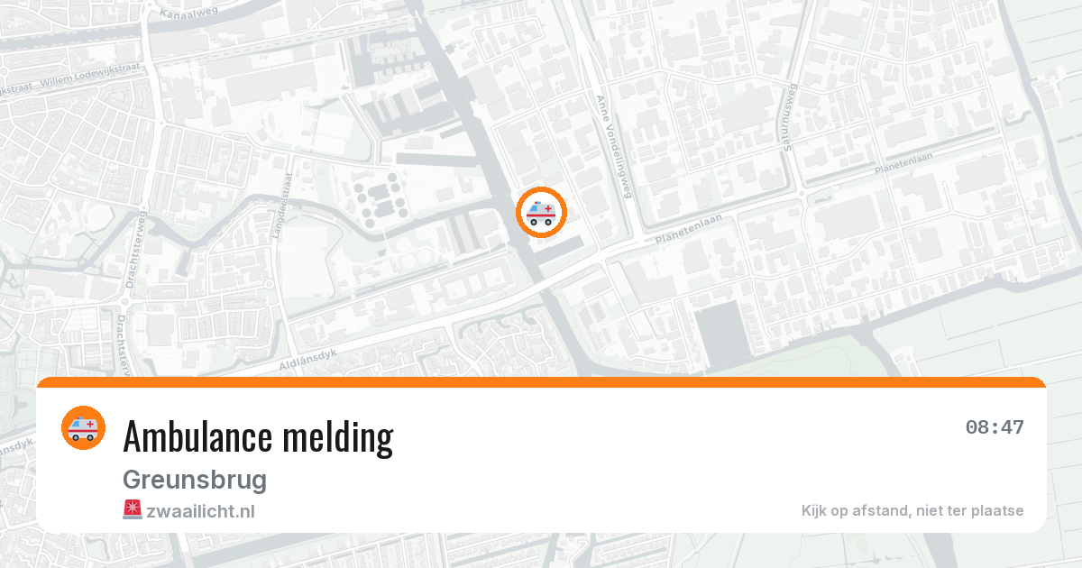 Ambulance melding — 29 jan 2026