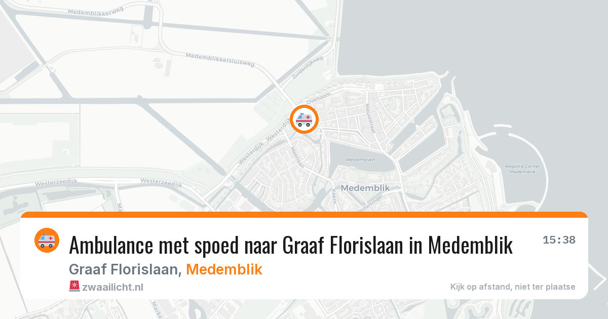 Ambulance met spoed naar Graaf Florislaan in Medemblik — 23 mei 2026