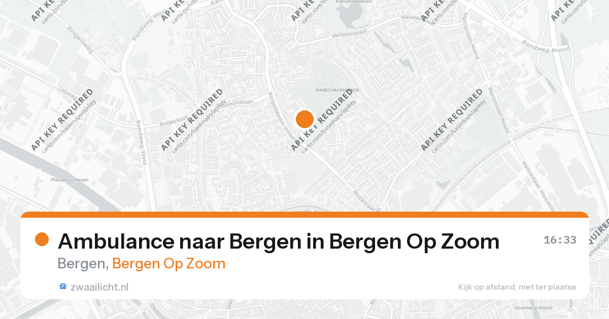 Ambulance naar Bergen in Bergen Op Zoom — 26 aug 2026