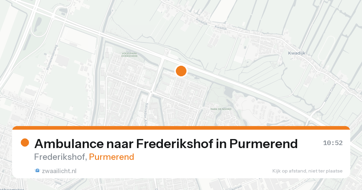 Ambulance naar Frederikshof in Purmerend — 31 jan 2026