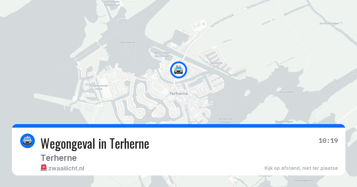 Wegongeval in Terherne — 13 jun 2026