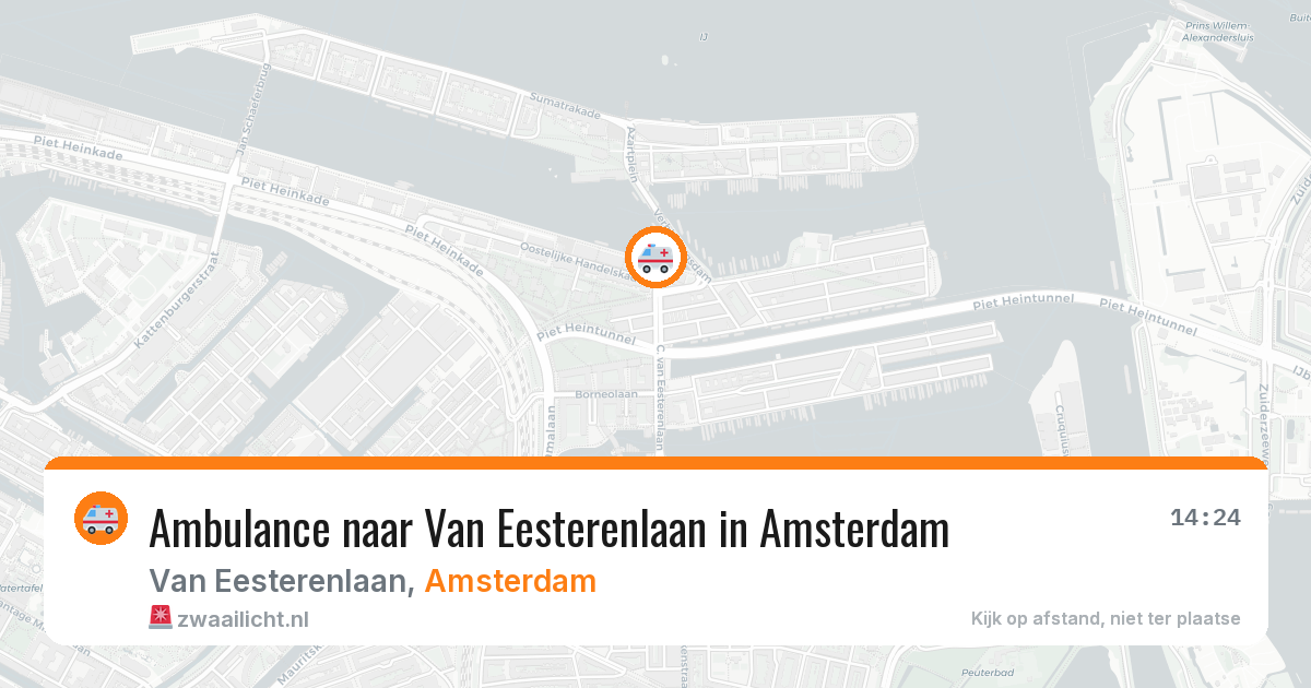 Ambulance naar Van Eesterenlaan in Amsterdam — 19 mei 2026