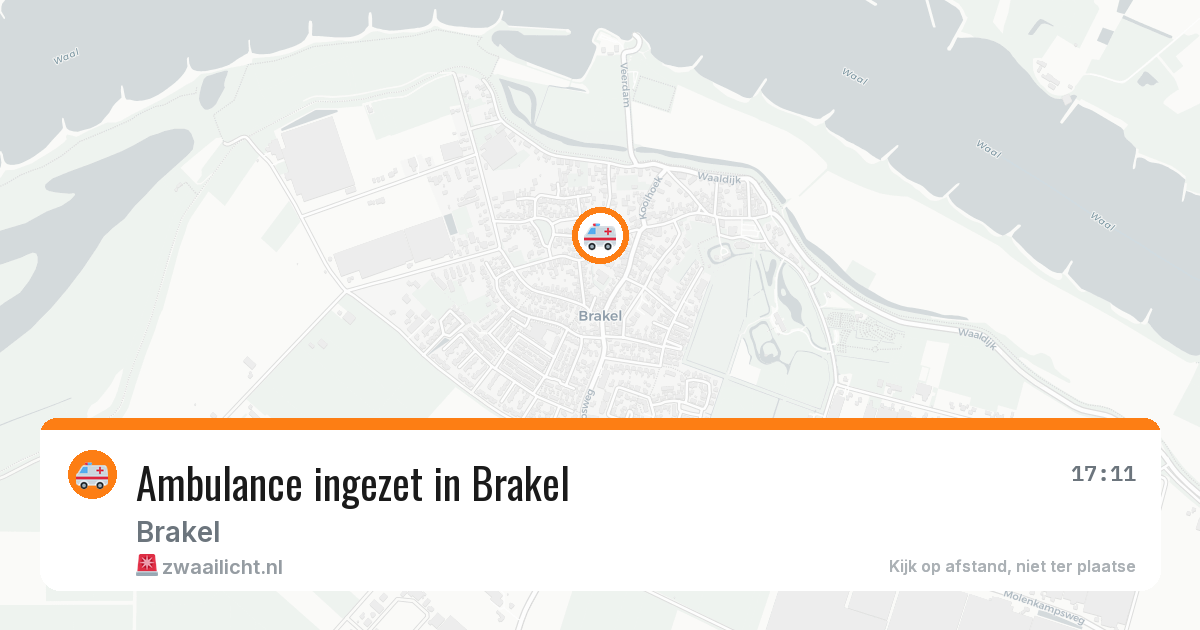Ambulance ingezet in Brakel — 26 feb 2026